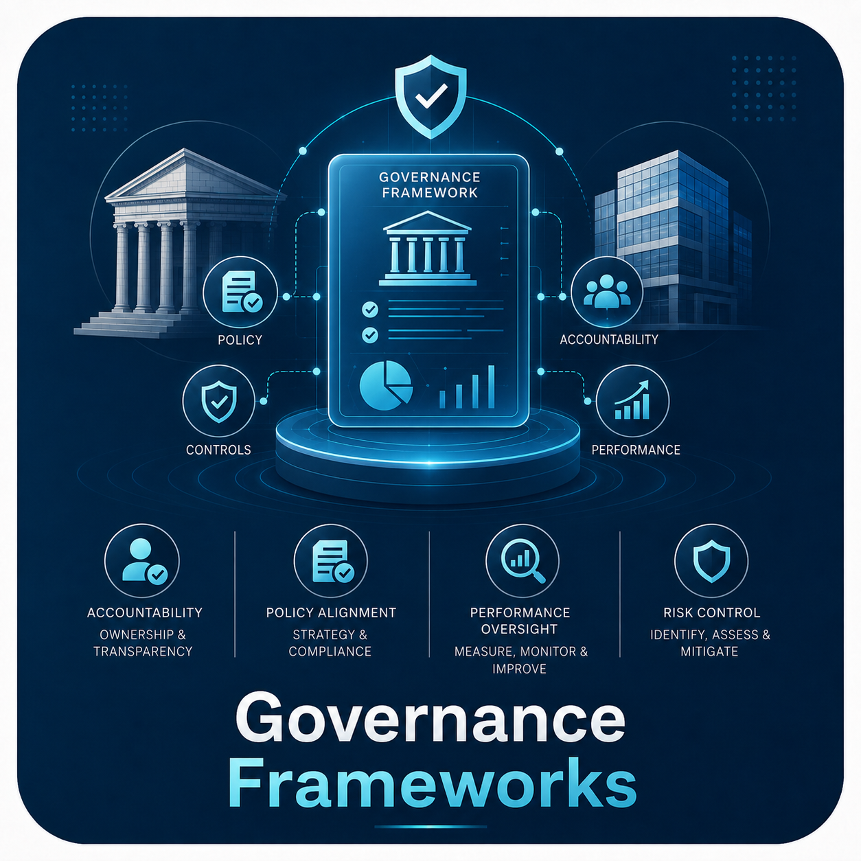 Governance Frameworks — ESSBC infographic